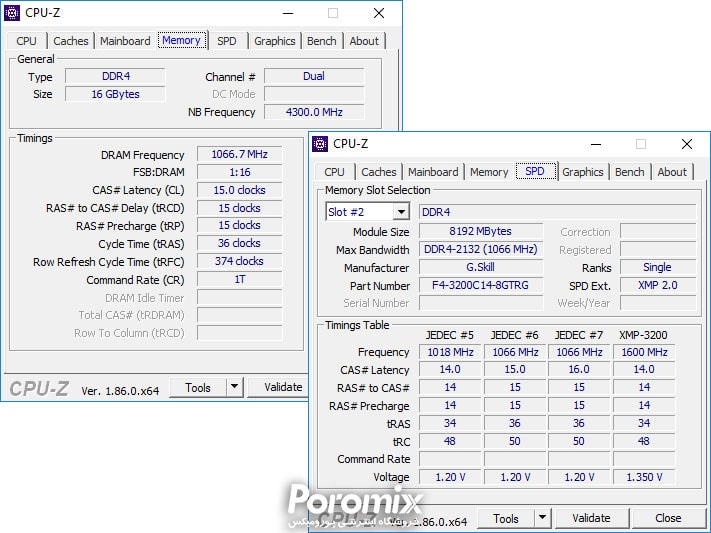 حافظه رم کامپیوتر G.Skill Trident Z Royal DDR4-3200 C14