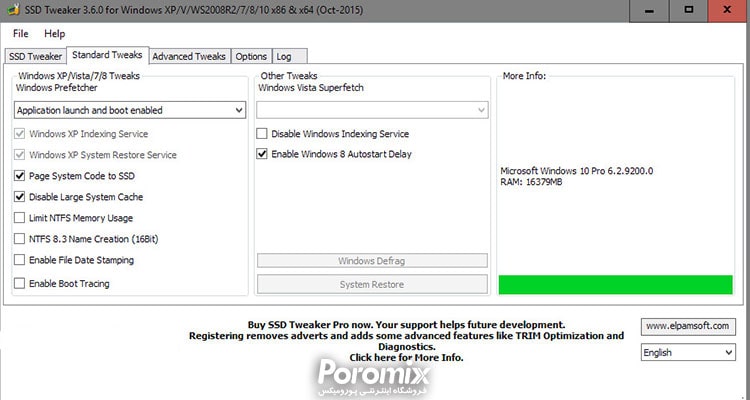 Elpamsoft SSD Tweaker