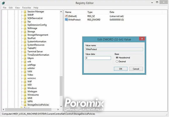 رفع مشکل رایت پروتکت شدن فلش مموری و کارت حافظه