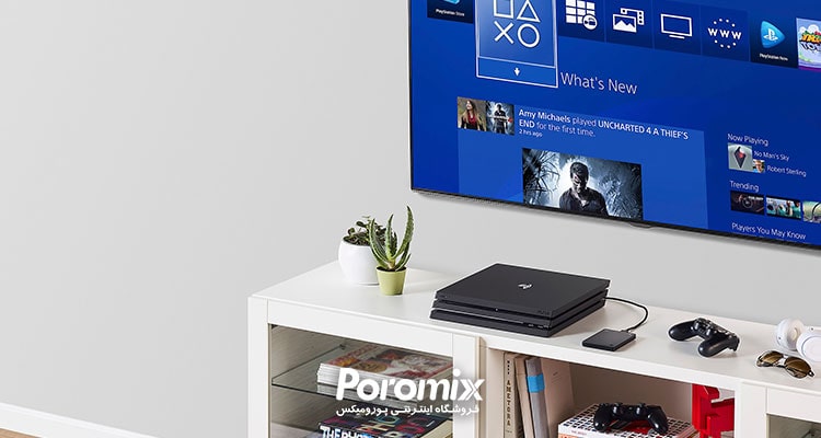 خرید بهترین هارد اکسترنال مناسب برای اتصال به پلی استیشن 4