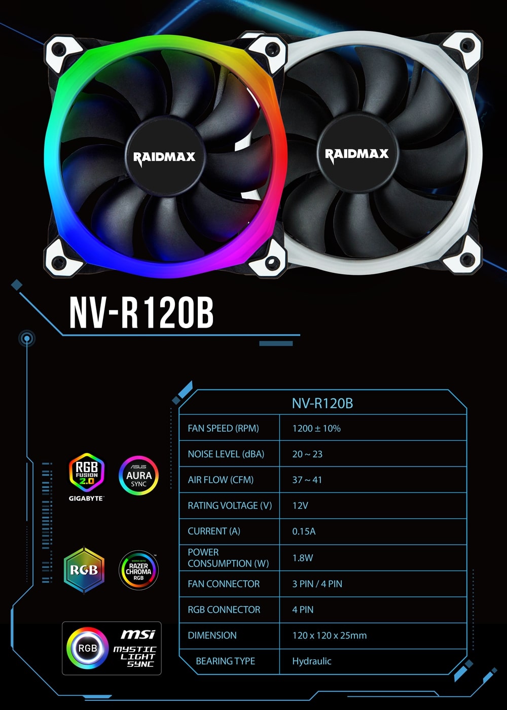 raidmax nv-r120b