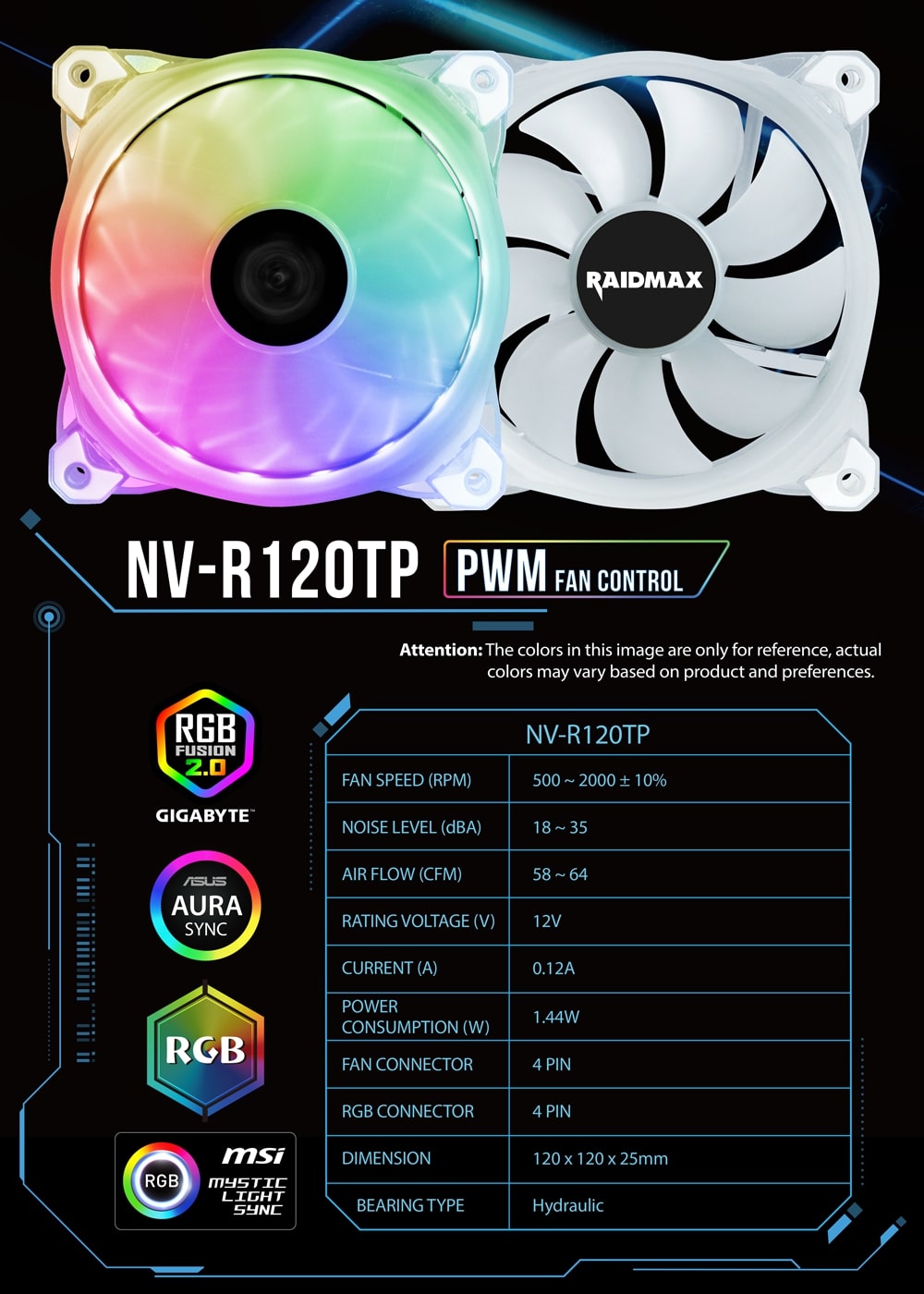 Raidmax nv-r120tp