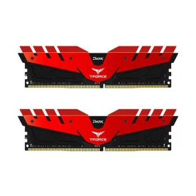 رم کامپیوتر DDR4 دو کاناله 2400 مگاهرتز CL14 تیم گروپ مدل Dark ظرفیت (2×8)16 گیگابایت