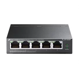 TP-LINK TL-SF1005P 5-Port Desktop PoE Switch هاب سوئیچ تی پی لینک
