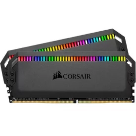 رم کامپیوتر DDR4 دو کاناله 3200 مگاهرتز CL16 کورسیر مدل DOMINATOR PLATINUM RGB ظرفیت (2×16)32 گیگابایت