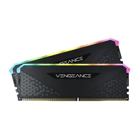 رم کامپیوتر DDR4 دو کاناله 3600 مگاهرتز CL18 کورسیر مدل VENGEANCE RGB RS ظرفیت (2×8)16 گیگابایت