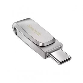 فلش مموری سن دیسک ظرفیت 64 گیگابایت مدل Ultra Dual Drive Luxe USB Type-C