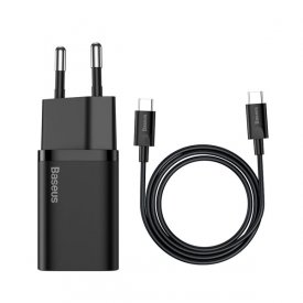 Baseus Speed Si Quick Charger 1C 25W TZCCSUP-L01 شارژر دیواری باسئوس به همراه کابل