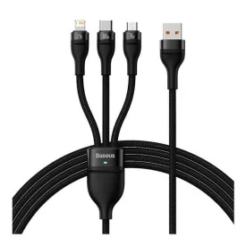 Baseus Super Fast charging 3-in-1 100W CASS030001 کابل شارژر سه سر باسئوس