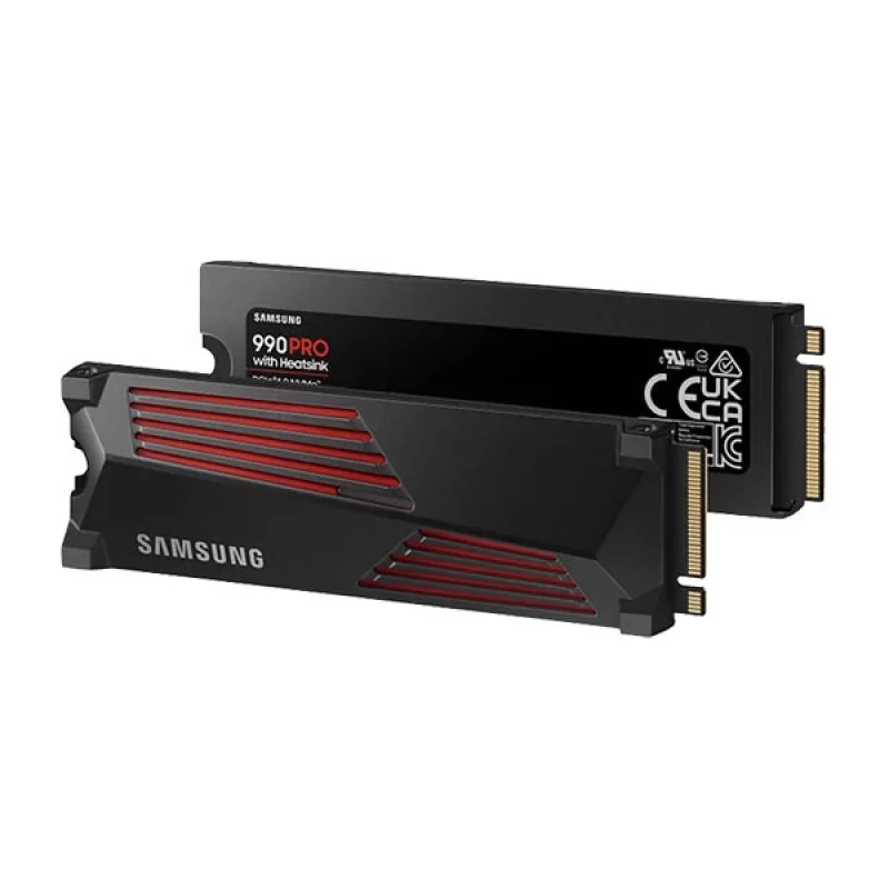 اس اس دی اینترنال سامسونگ با هیت‌سینک ظرفیت 2 ترابایت مدل M.2 990 PRO Heatsink